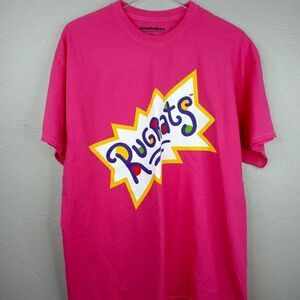 Nickelodeon 90's Rugrats graphic pink tee
